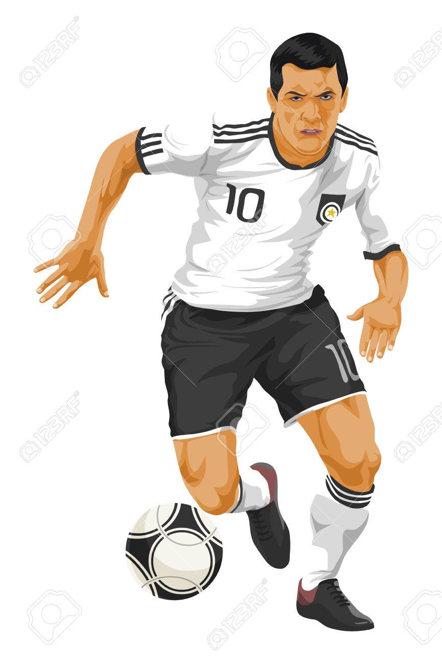 ボールを蹴るサッカー選手の図 のイラスト素材 ベクタ Image ボールを蹴るサッカー選手の図 のイラスト素材 ベクタ Image