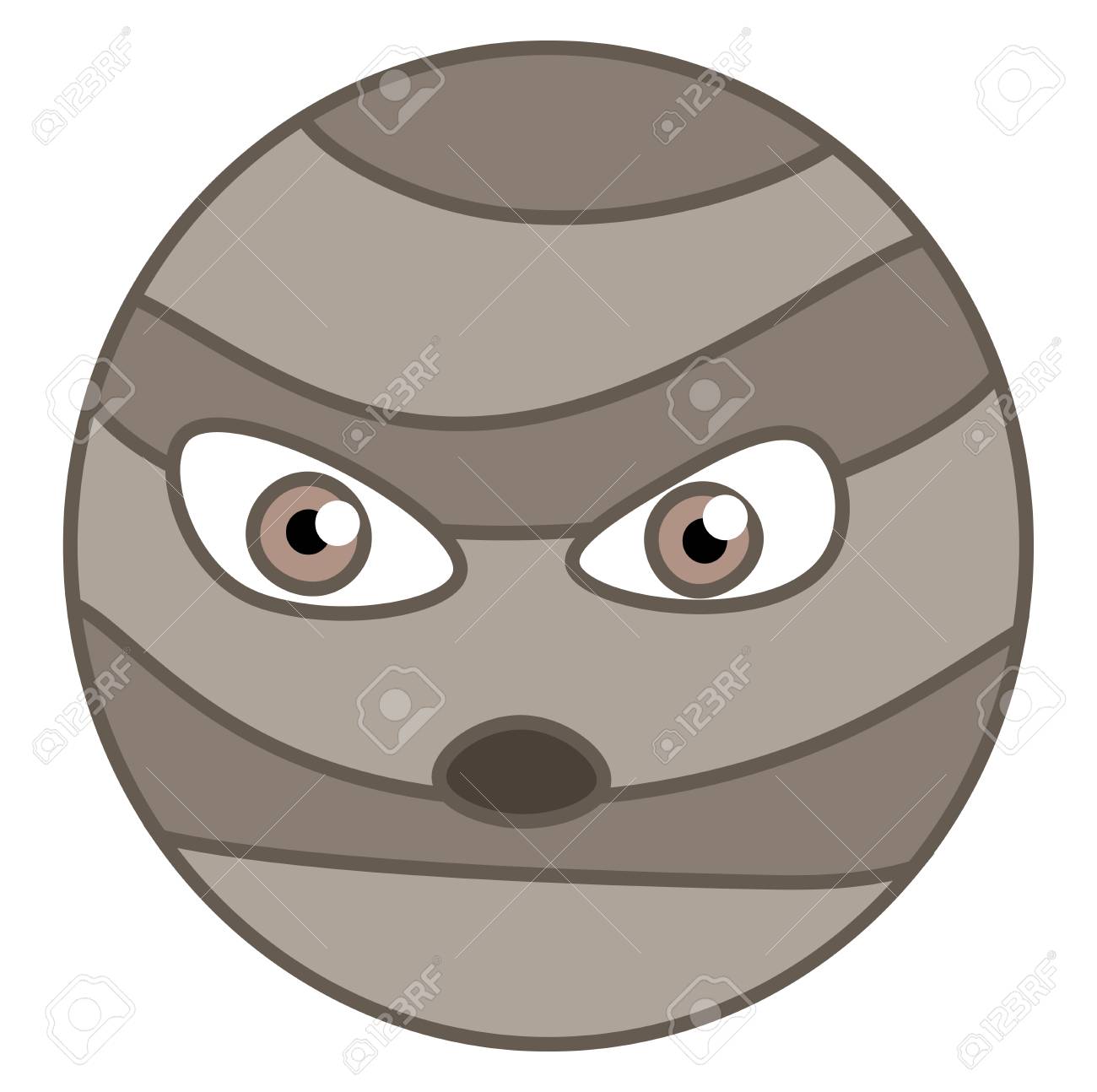 Largest Plant In Solar System Jupiter With Wide Open Eye Mouth