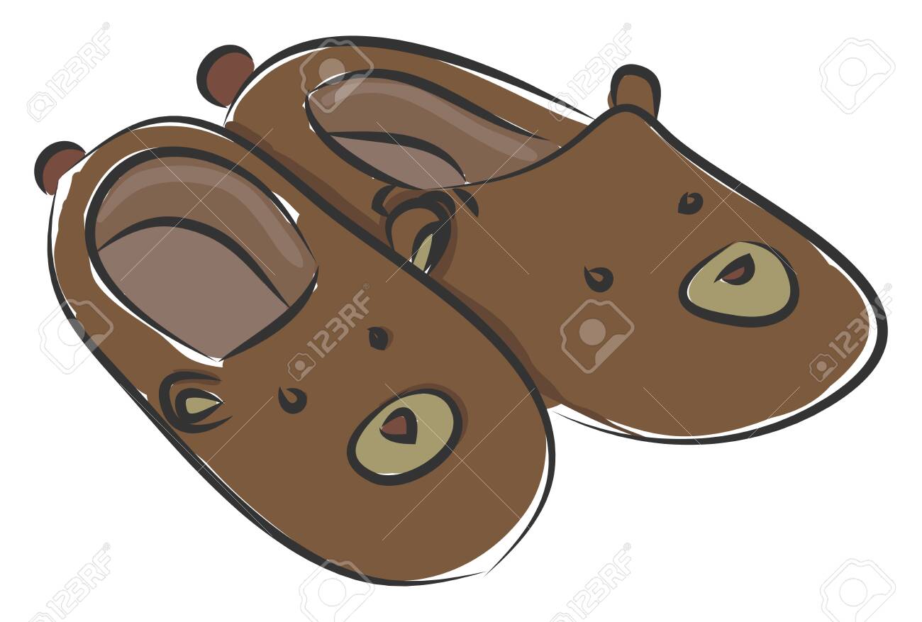 fluffy bear slippers