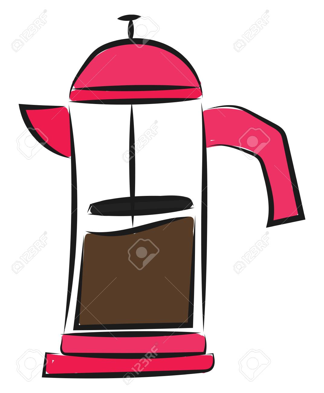 Painting Of A Coffee Maker With Pink Colored Handle Mouth And Royalty Free Cliparts Vectors And Stock Illustration Image 132664088 * the faster you click the faster it goes. painting of a coffee maker with pink colored handle mouth and royalty free cliparts vectors and stock illustration image 132664088