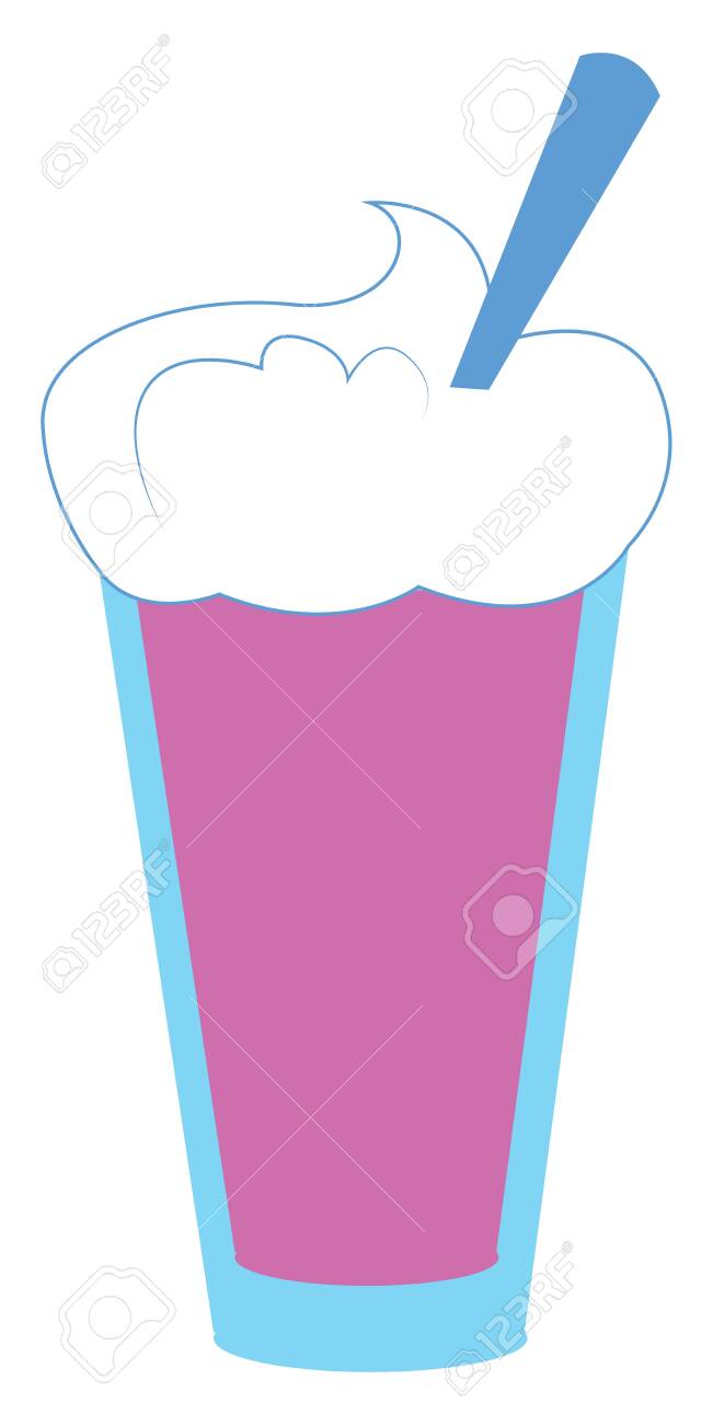Pink Drink In A Blue Glass With Froth On Top And A Spoon Inside Royalty Free Cliparts Vectors And Stock Illustration Image 132776931 Hand drawn glasses, fizzy drink gold pink textured backdrop. pink drink in a blue glass with froth on top and a spoon inside royalty free cliparts vectors and stock illustration image 132776931