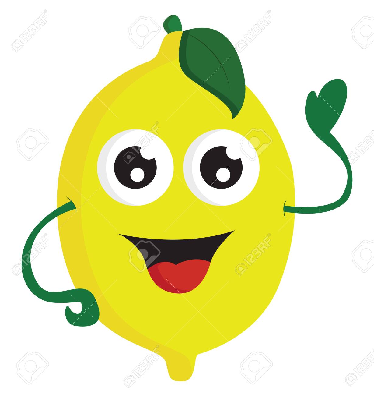 A Cartoon Of A Happy Yellow Lemon With Cute Eyes Vector Color Royalty Free Cliparts Vectors And Stock Illustration Image 132791323 Drawing lemon resources are for free download on yawd. 123rf