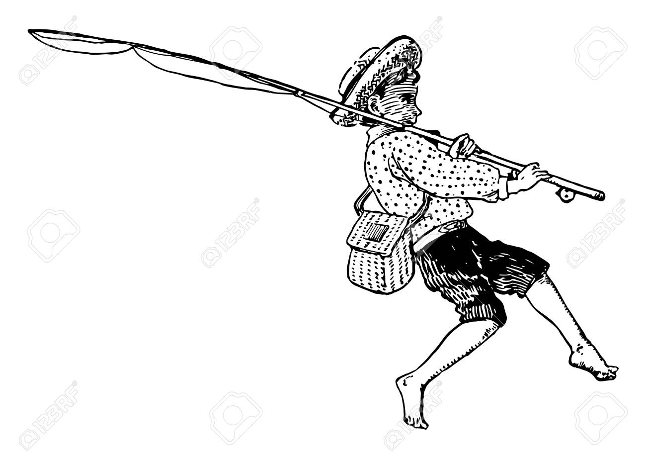 engraved fishing pole