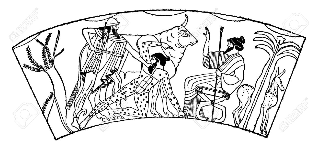 Das Bild Zeigt Den Hermes, Der Die Argus Tötet. Argus Ist Ein Vieläugiger  Riese In Der Griechischen Mythologie, Vintage-linienzeichnung Oder  Gravierillustration. Lizenzfrei nutzbare SVG, Vektorgrafiken, Clip Arts,  Illustrationen. Image 133034877.