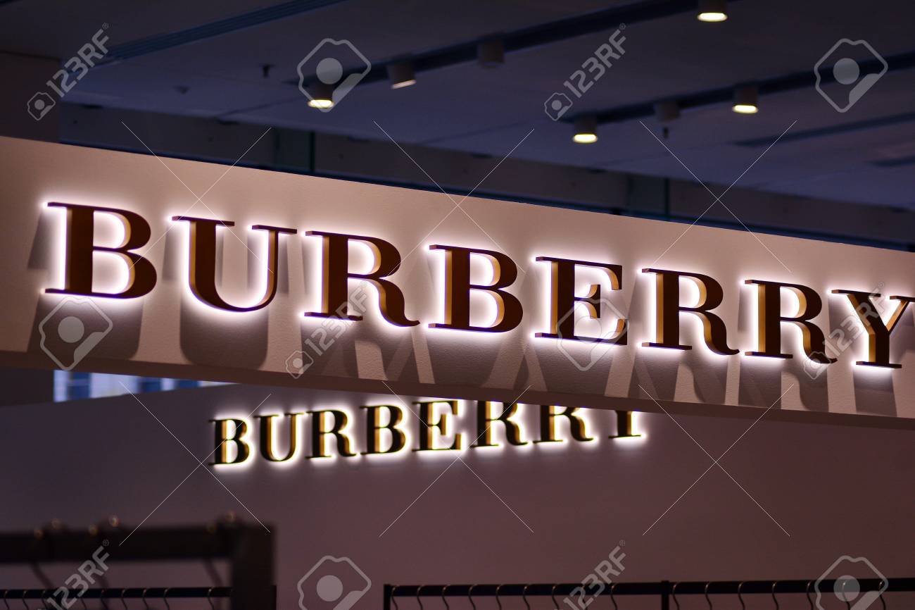 burberry sign