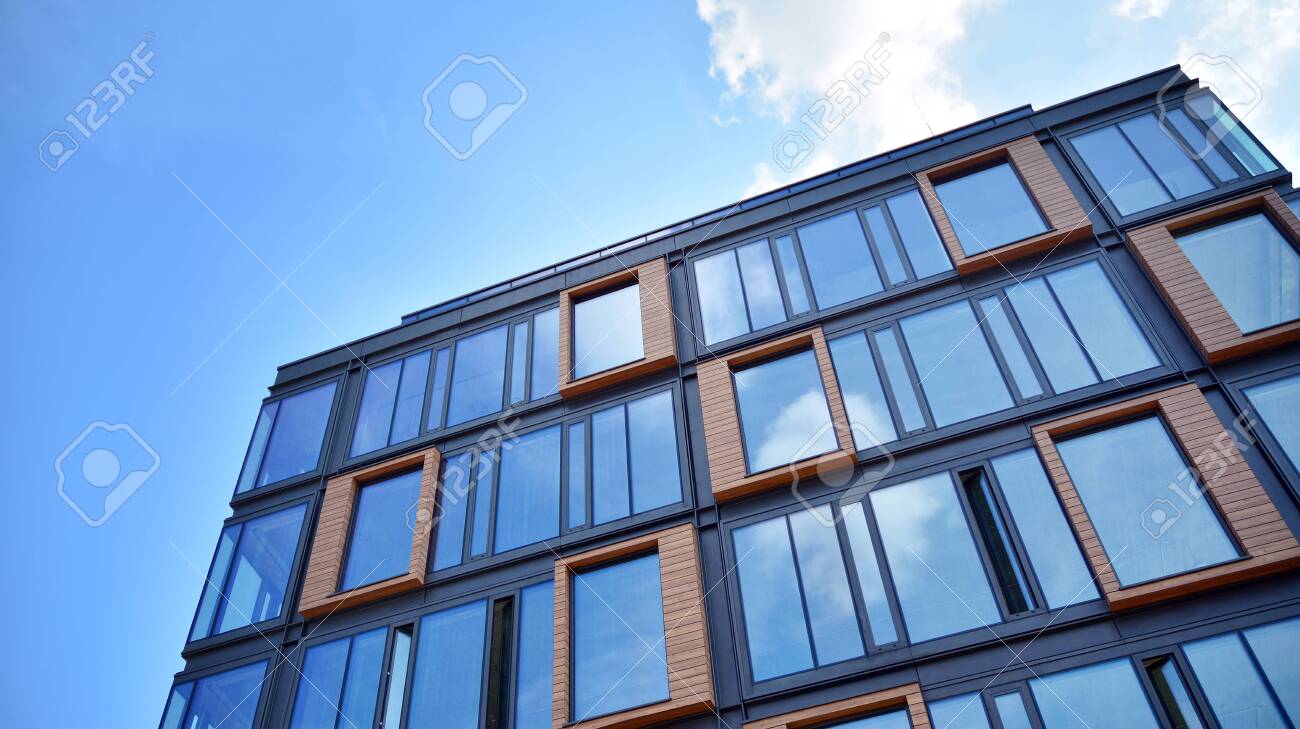 The Windows Of A Modern Building For Offices Business Buildings Stock Photo Picture And Royalty Free Image Image 129570101