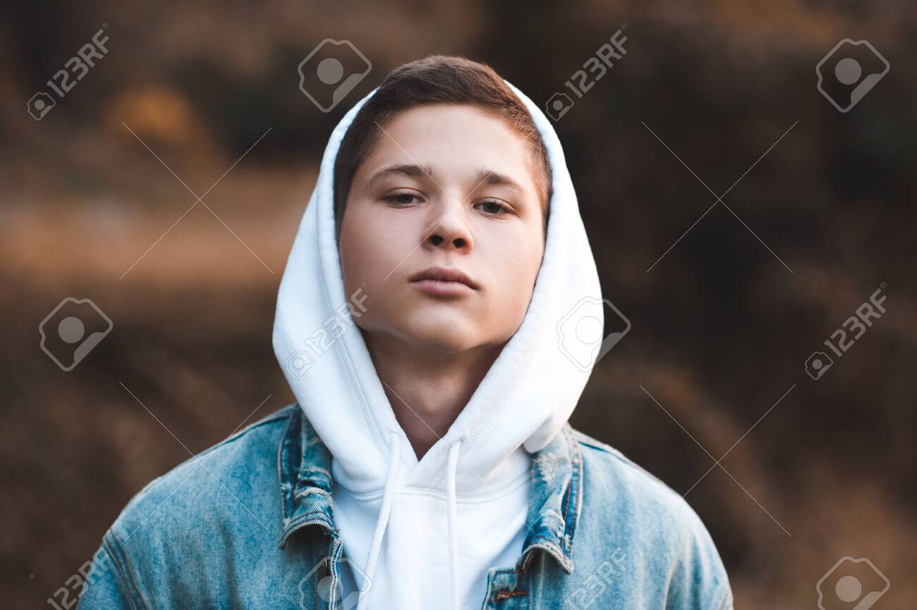 boys white denim jacket