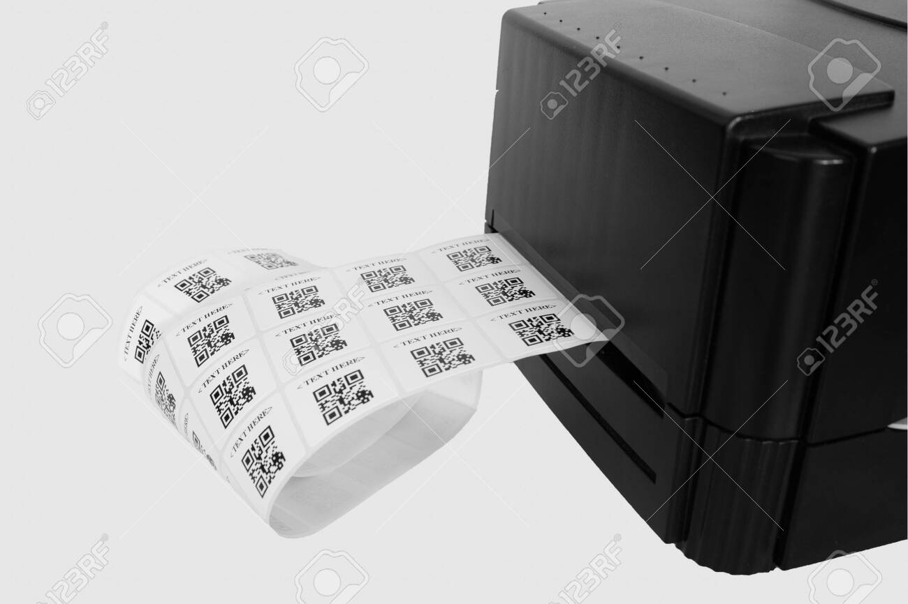 qr code label printer