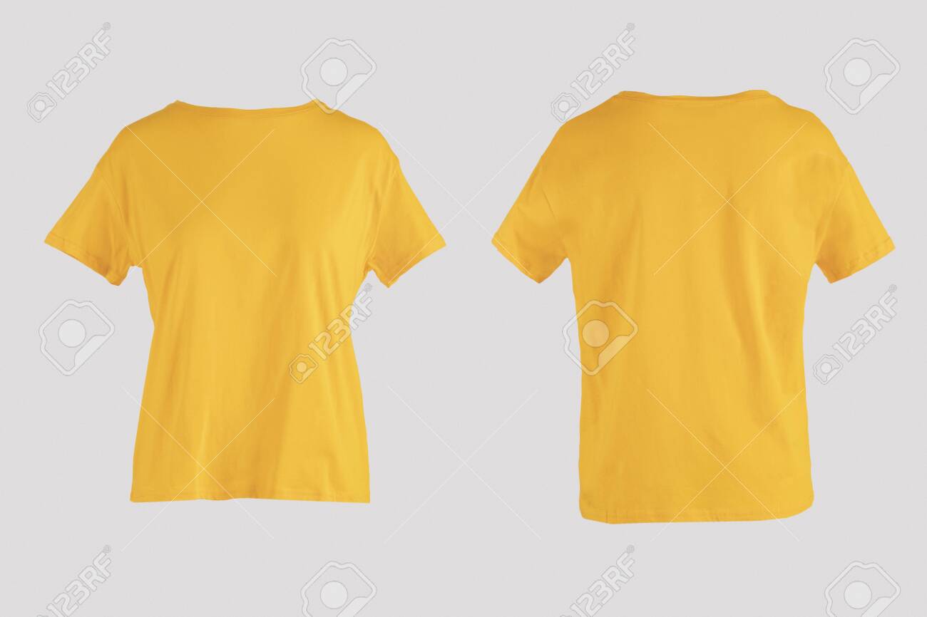 yellow shirt back
