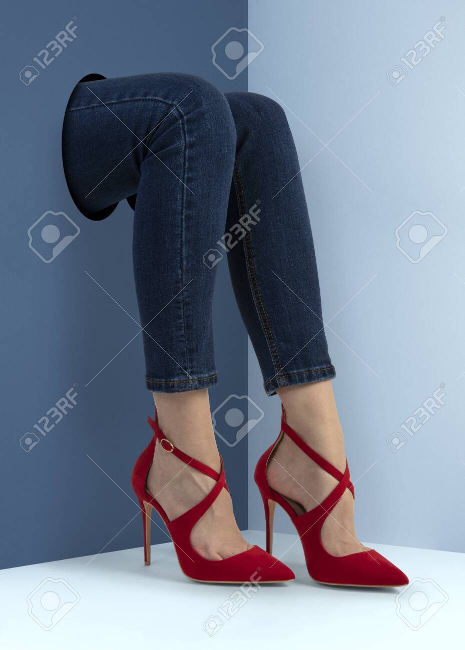 pastel blue high heels