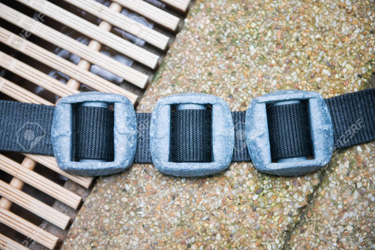 dive belt and weights