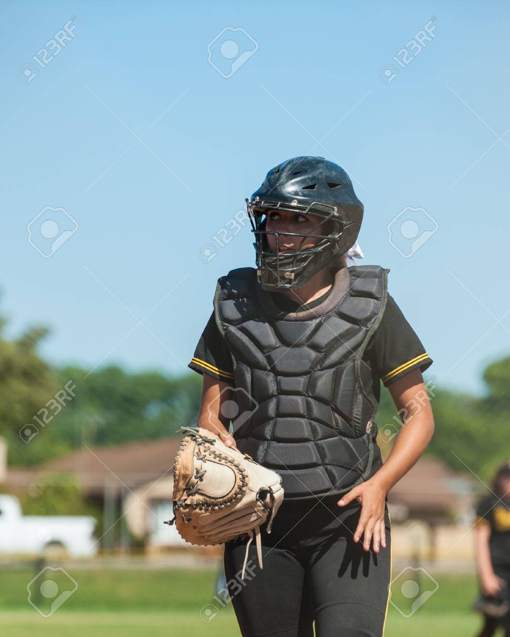 catcher uniform