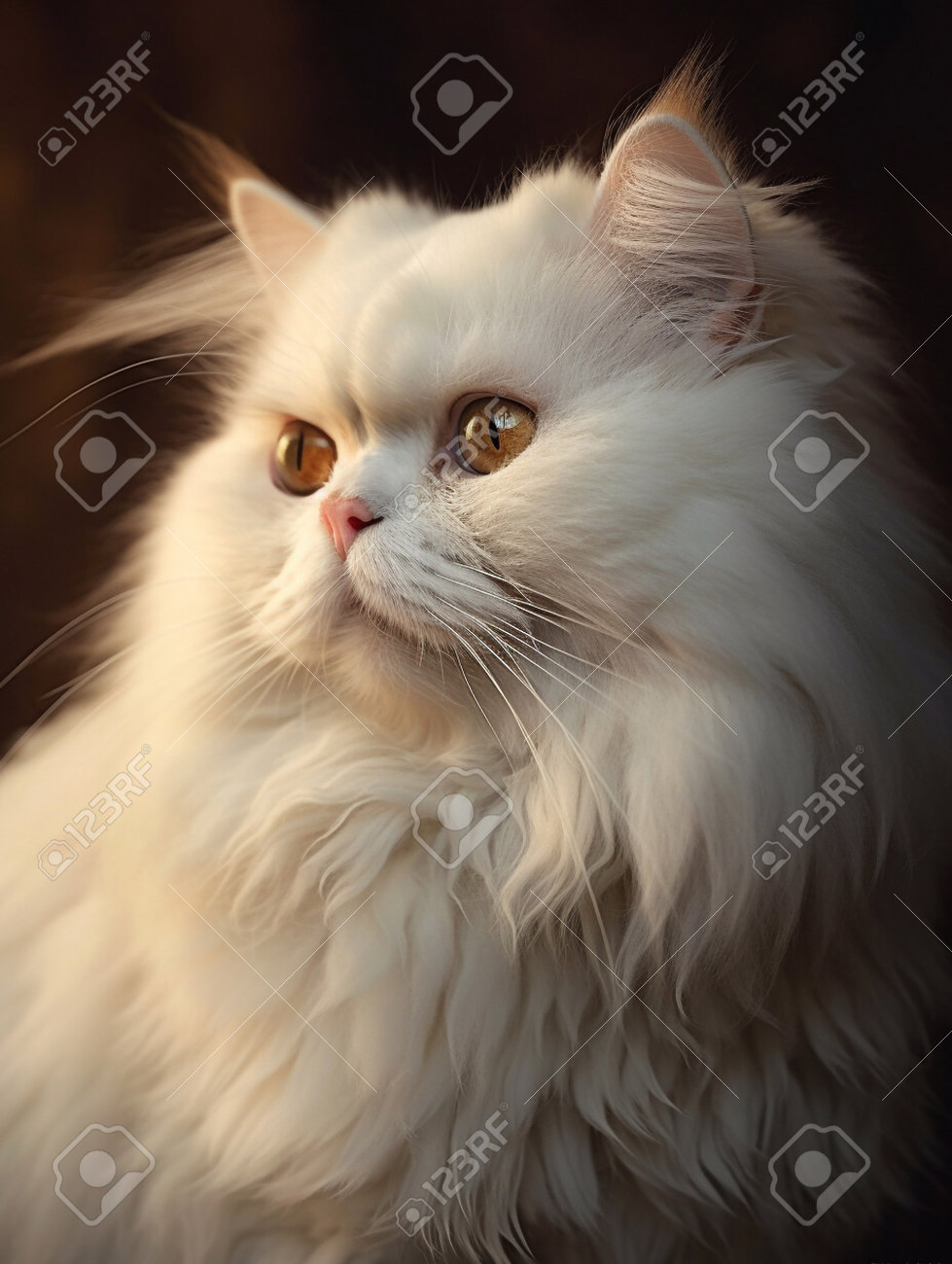 Portrait of young persian cat isolated on white — Stock Photo © kozirsky  #70668081, image size:979x1300