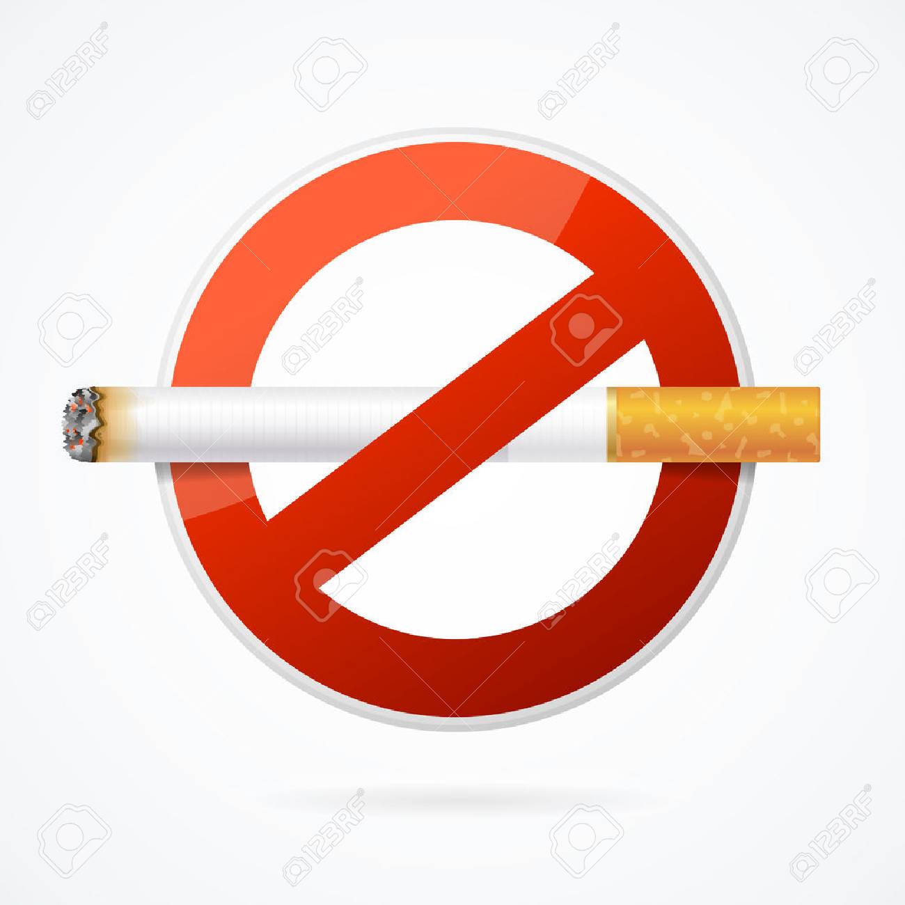 Ne Pas Fumer Signe Avec Une Cigarette R Aliste Pour L Affiche Ne Pas Fumer Signe Avec Une Cigarette R Aliste Pour L Affiche