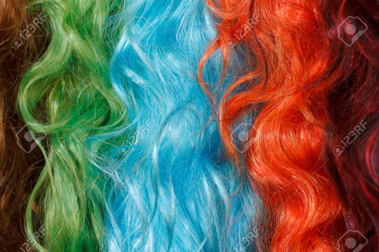 coloured wigs