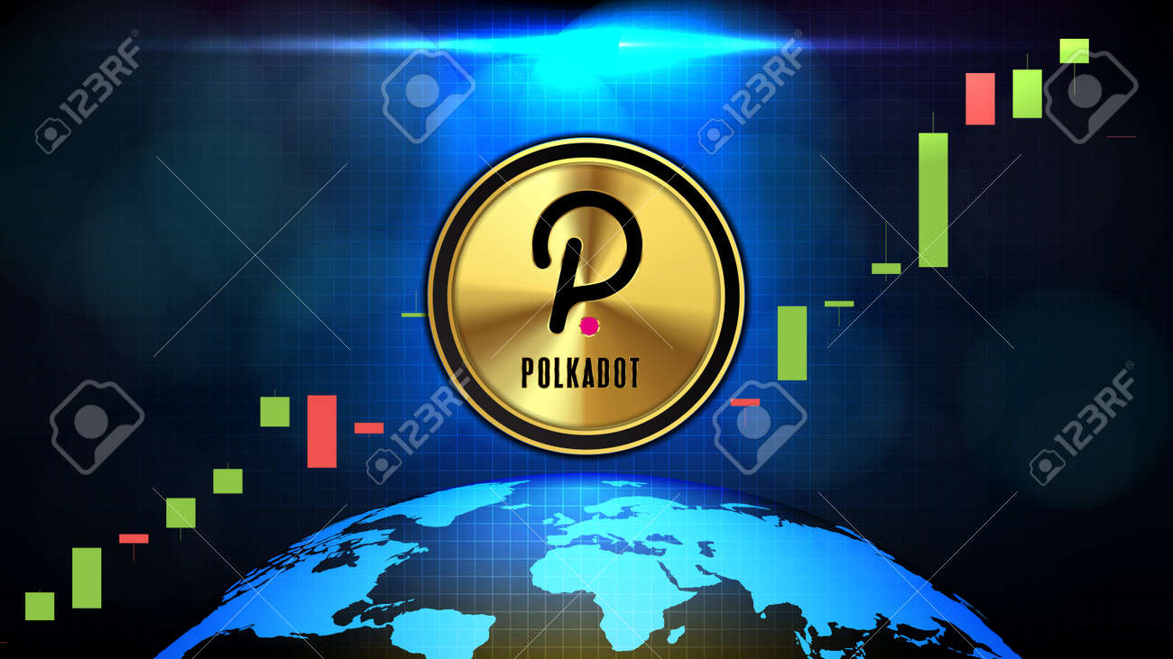 Abstract Futuristic Technology Background Of Polkadot (DOT) Price Chart  Coin Digital Cryptocurrency Royalty Free SVG, Cliparts, Vectors, and Stock  Illustration. Image 177172930.