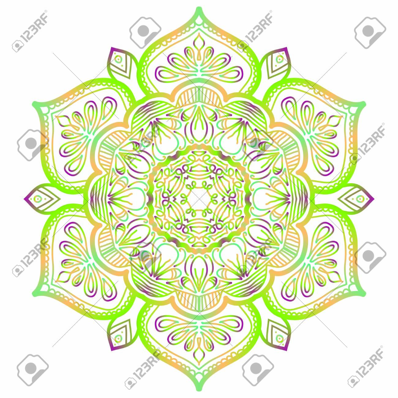 Hindi Mandala Vector Art Pattern Design Clip Art Libres De Droits Vecteurs Et Illustration Image 144399484