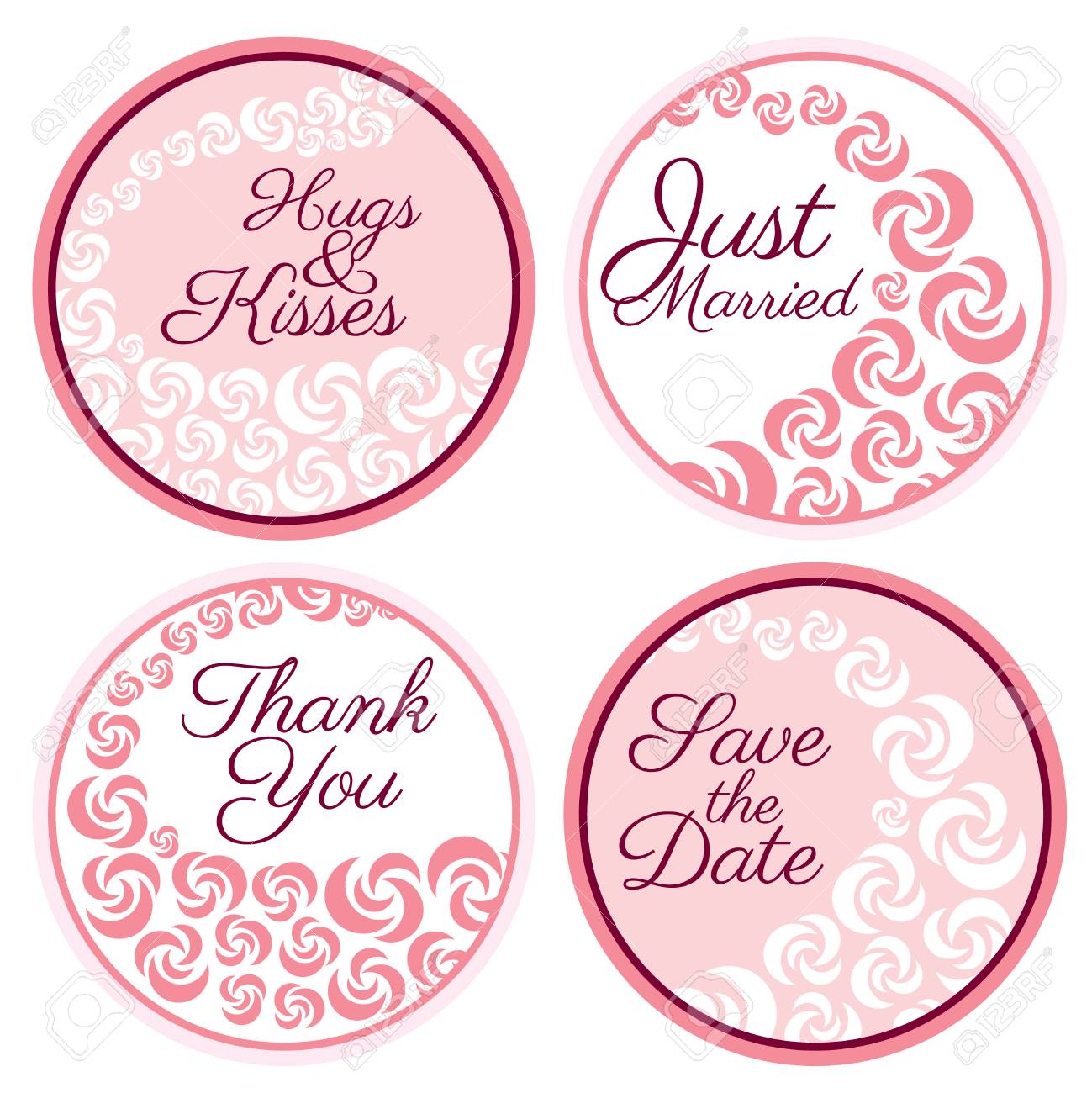 personalized candy sticker labels with rose set perfect addition