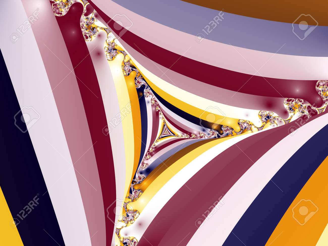 3D-Illustration of a zoom into an infinite mathematical fractal set - 169911849 3D-Illustration of a zoom into an infinite mathematical fractal set - 169911849