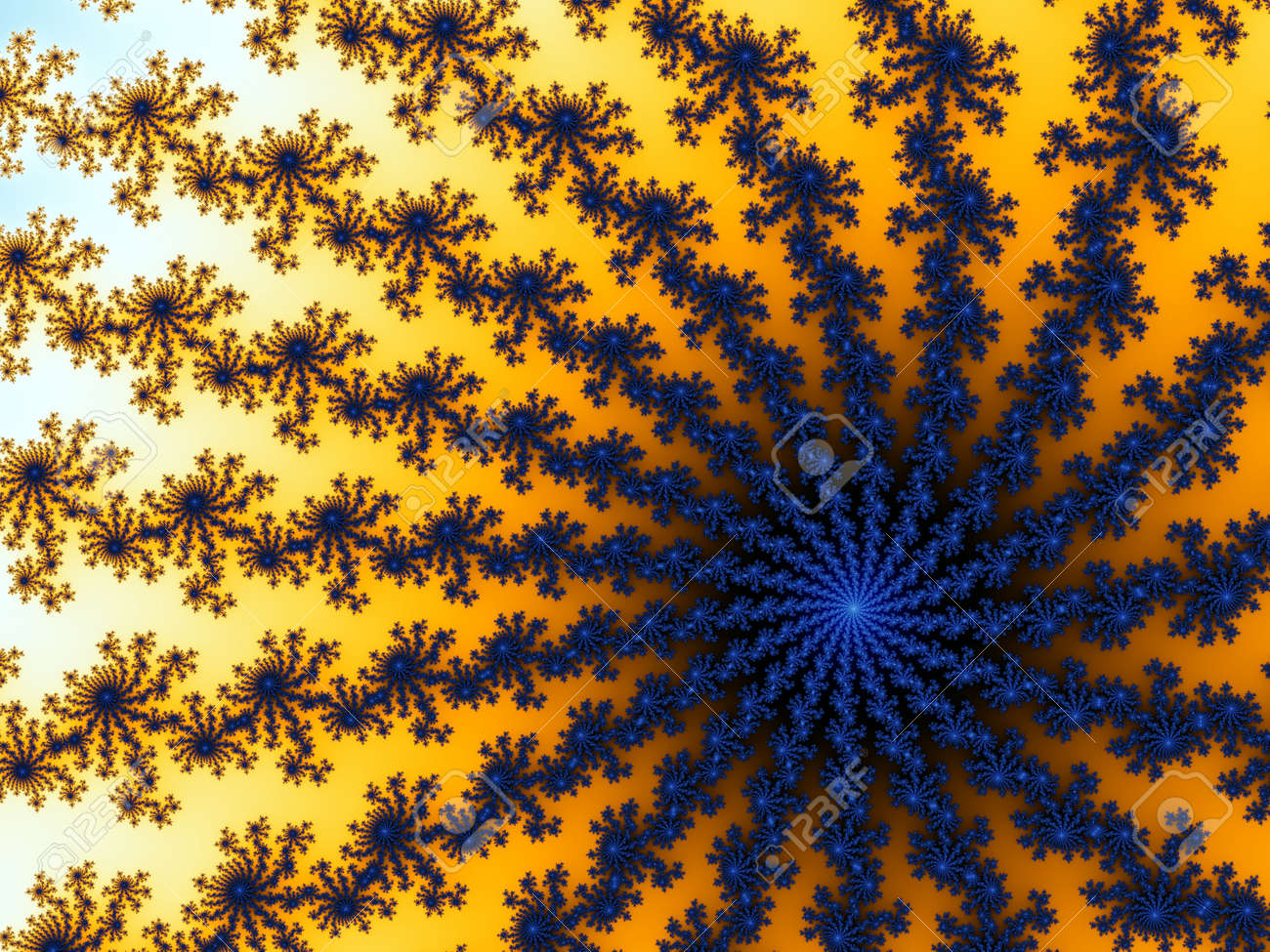 3D-Illustration of a zoom into an infinite mathematical fractal set - 169911896 3D-Illustration of a zoom into an infinite mathematical fractal set - 169911896