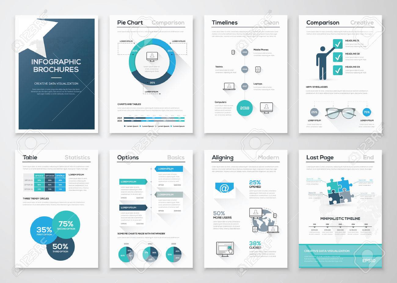creative infographic vector concept business graphics brochures free graphics for brochures