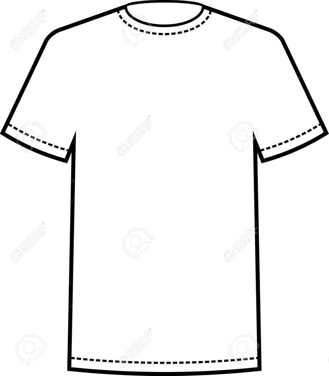 sample plain white t shirt