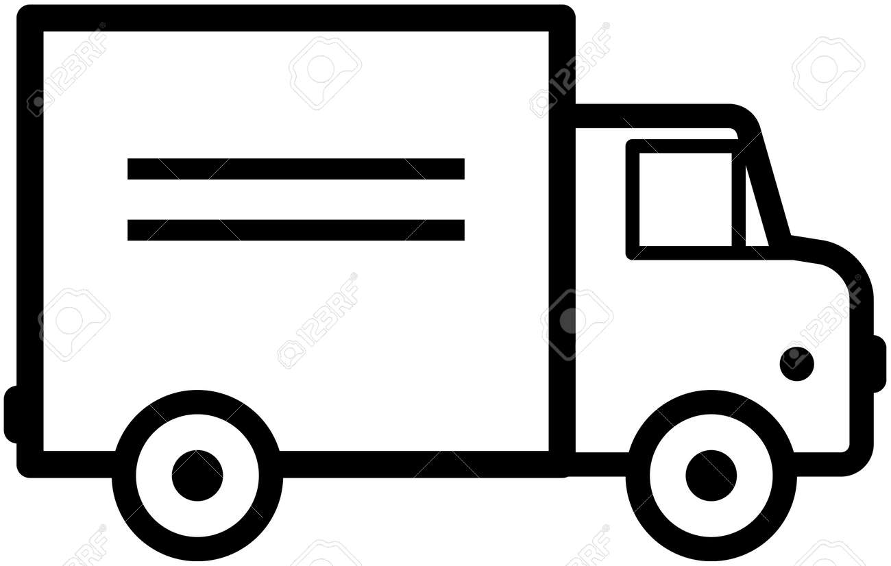 delivery truck vector icon royalty free cliparts vectors and stock