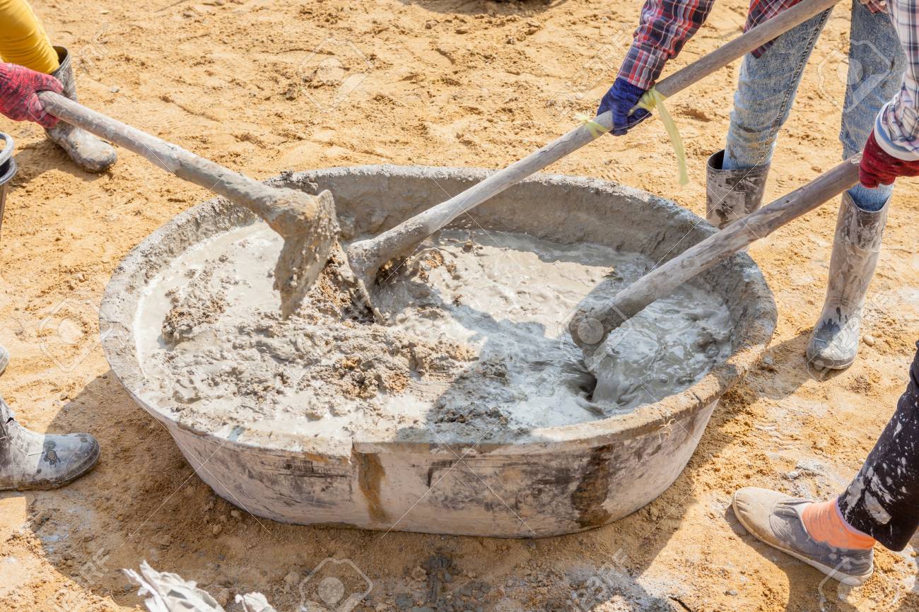 concrete workers