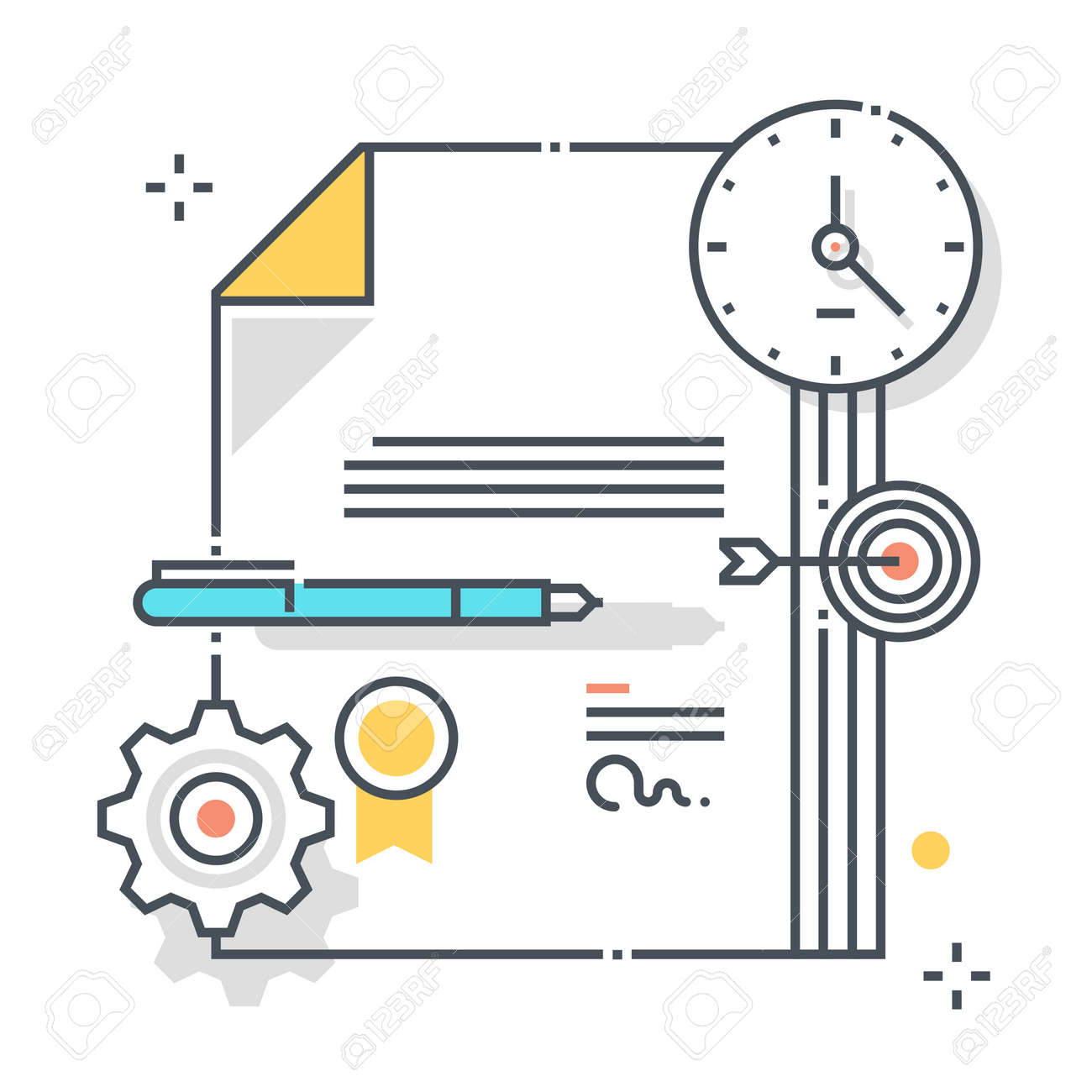 Legal documents related color line vector icon, illustration. The icon is about contract, policy, assurance, start a claim, documents, agreement, submission. The composition is infinitely scalable. - 163698143 Legal documents related color line vector icon, illustration. The icon is about contract, policy, assurance, start a claim, documents, agreement, submission. The composition is infinitely scalable. - 163698143