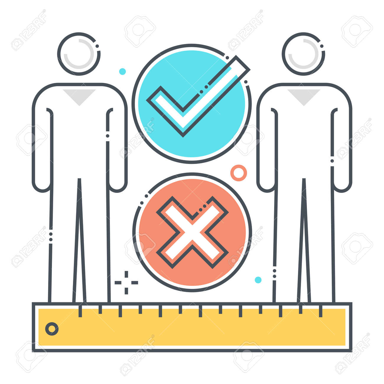 Social distance related color line vector icon, illustration. The icon is about meter, feet, ruler, protection, corona virus, contamination, epidemic. The composition is infinitely scalable. - 163698270 Social distance related color line vector icon, illustration. The icon is about meter, feet, ruler, protection, corona virus, contamination, epidemic. The composition is infinitely scalable. - 163698270