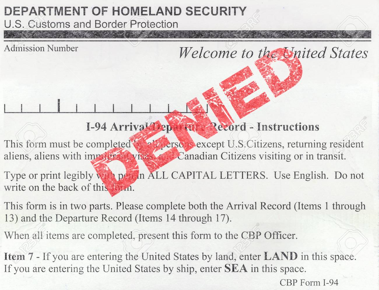 i 94 form usa
Detail Of A Denied USA Immigration Customs And Border Protection.. i 94 form usa
Detail Of A Denied USA Immigration Customs And Border Protection..
