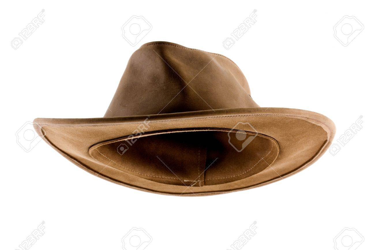 leather bush hat