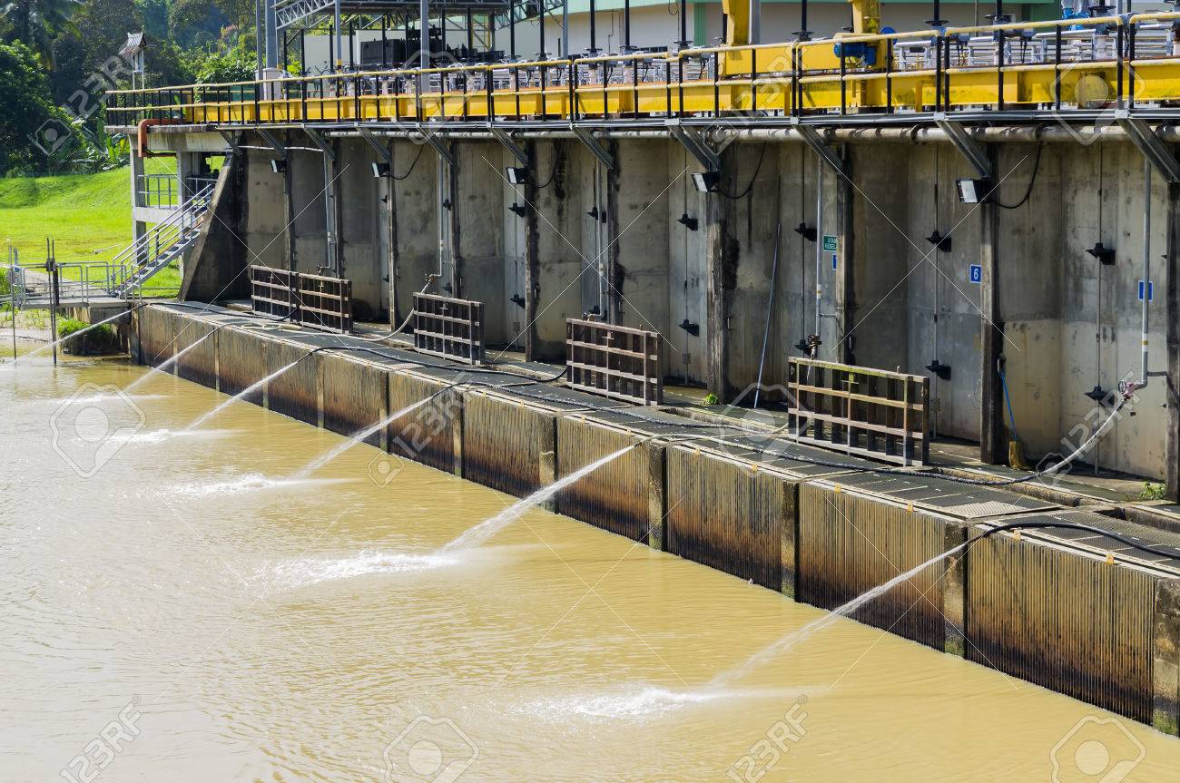 The Water Intake At River For Treatment Raw Water At Selangor Malaysia Stock Photo Picture And Royalty Free Image Image 56710509
