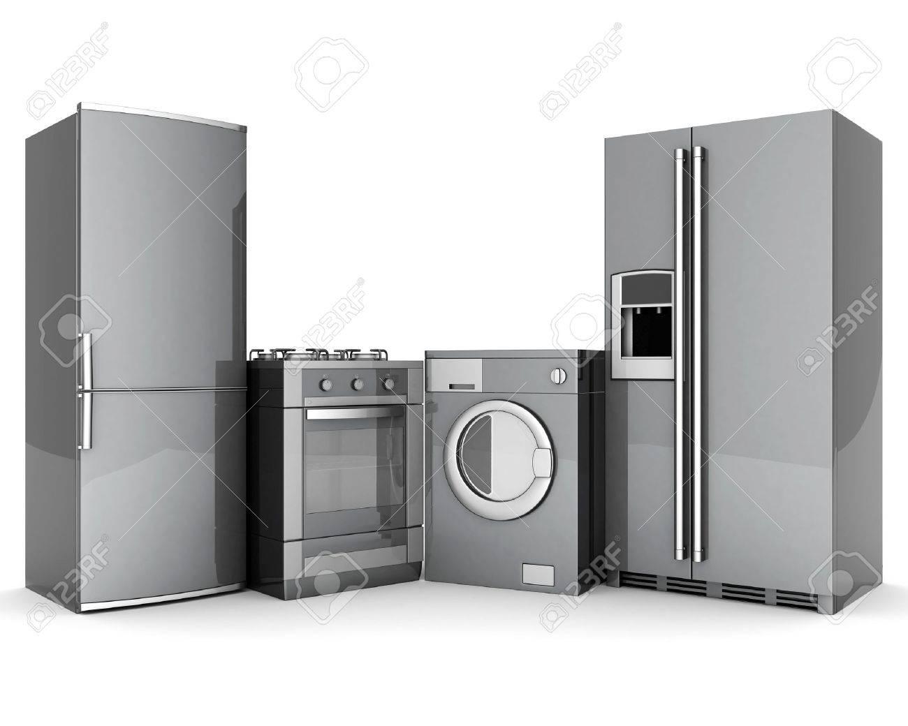 picture of household appliances on a white background - 10539701 picture of household appliances on a white background - 10539701