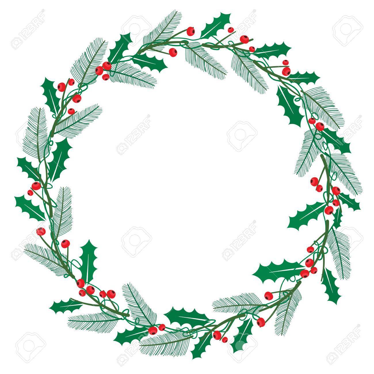 クリスマス リース フレーム の写真素材 画像素材 Image