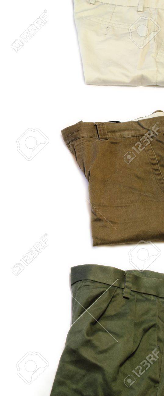 different types of khaki pants