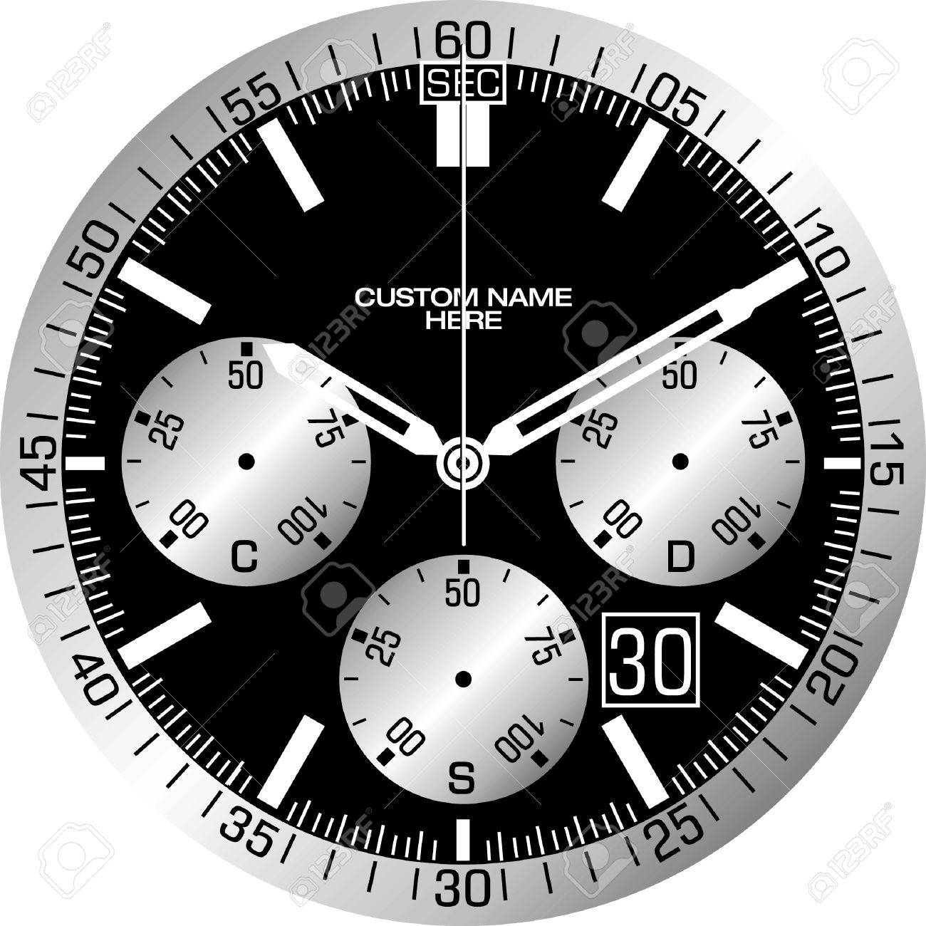 Vector Template For A Customisable Smart Watch Face Royalty Free Cliparts Vectors And Stock Illustration Image 84616834
