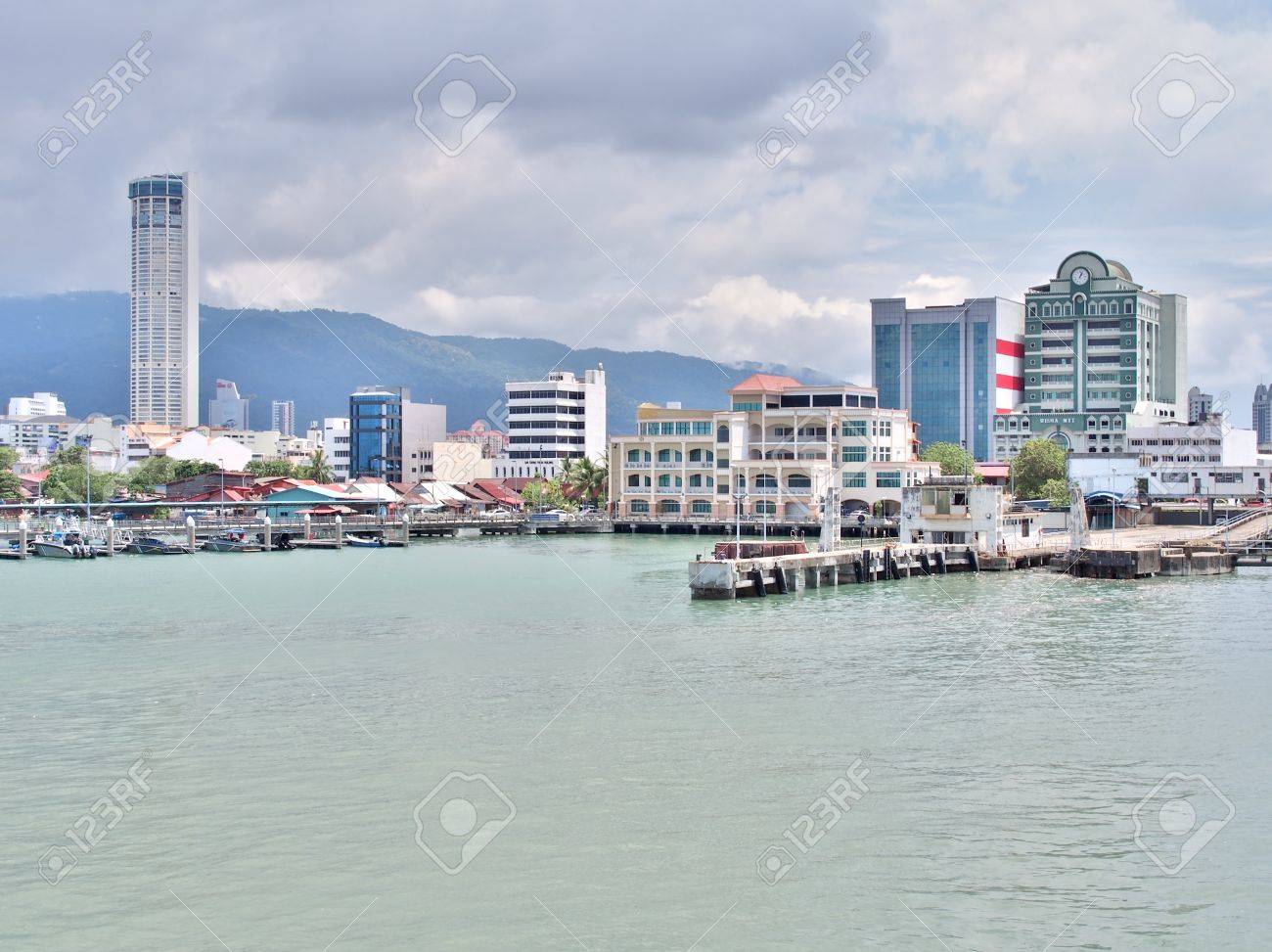 View Of George Town, The Capital City Of The Malaysian State Of Penang, Is  Located At The Northeastern Tip Of Penang Island, Malaysia. Stock Photo,  Picture and Royalty Free Image. Image 78488706.