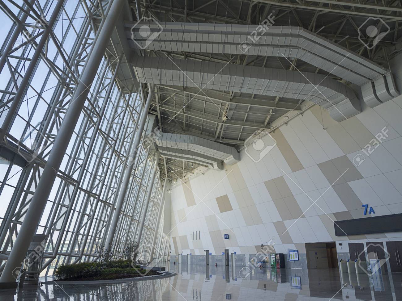 Gyeonggi South Korea Mar 26 Interior Of Kintex Korea International Exhibition Center On Mar 26 12 In Gyeonggi South Korea Kintex Is The Largest Convention And Exhibition Center In Korea Stock Photo