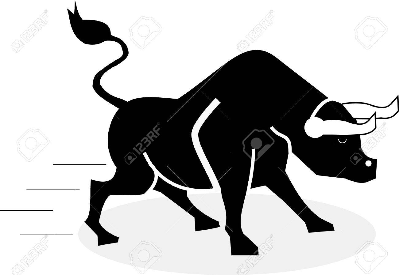 Black Bull Vector Royalty Free Klipartlar Vektor Cizimler Ve Stok Cizim Image 29124353