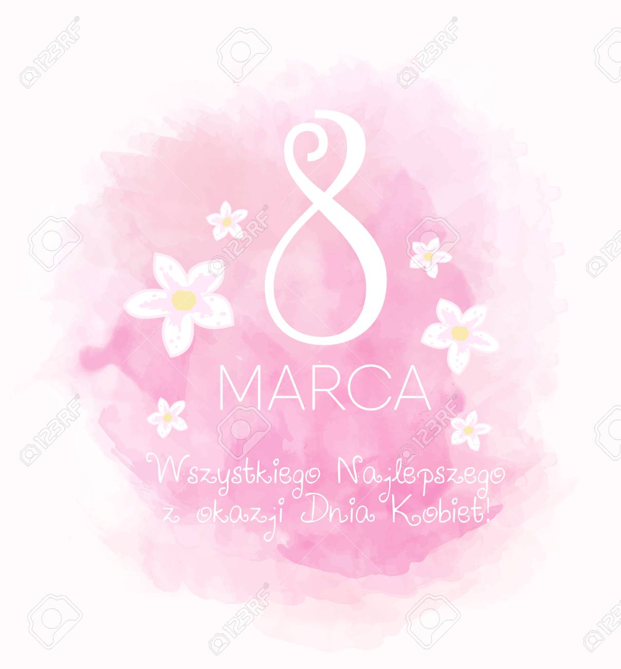 3 月 8 日女性の日カード 英語 のイラスト素材 ベクタ Image