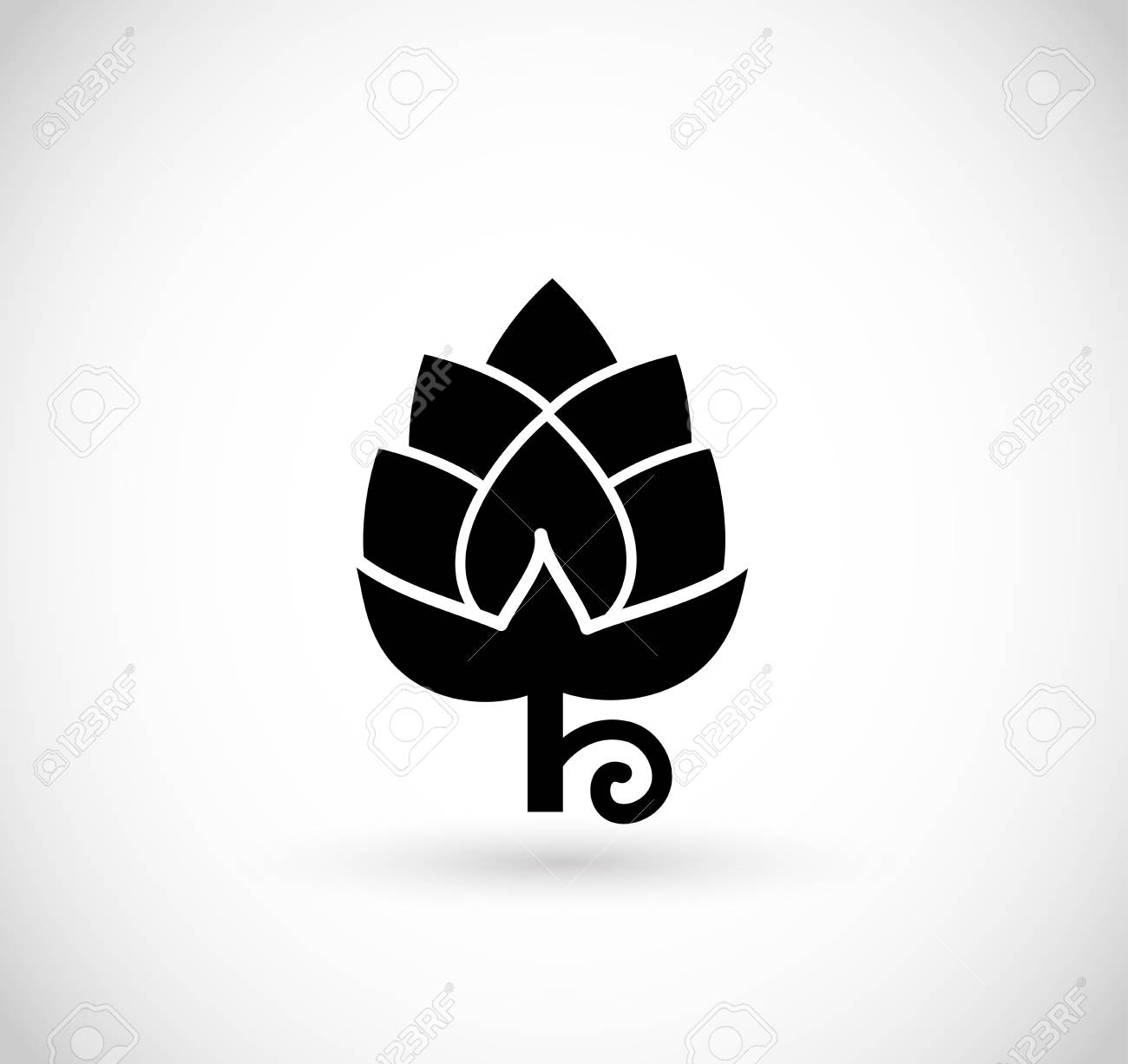 ホップ アイコン ベクターのイラスト素材 ベクタ Image