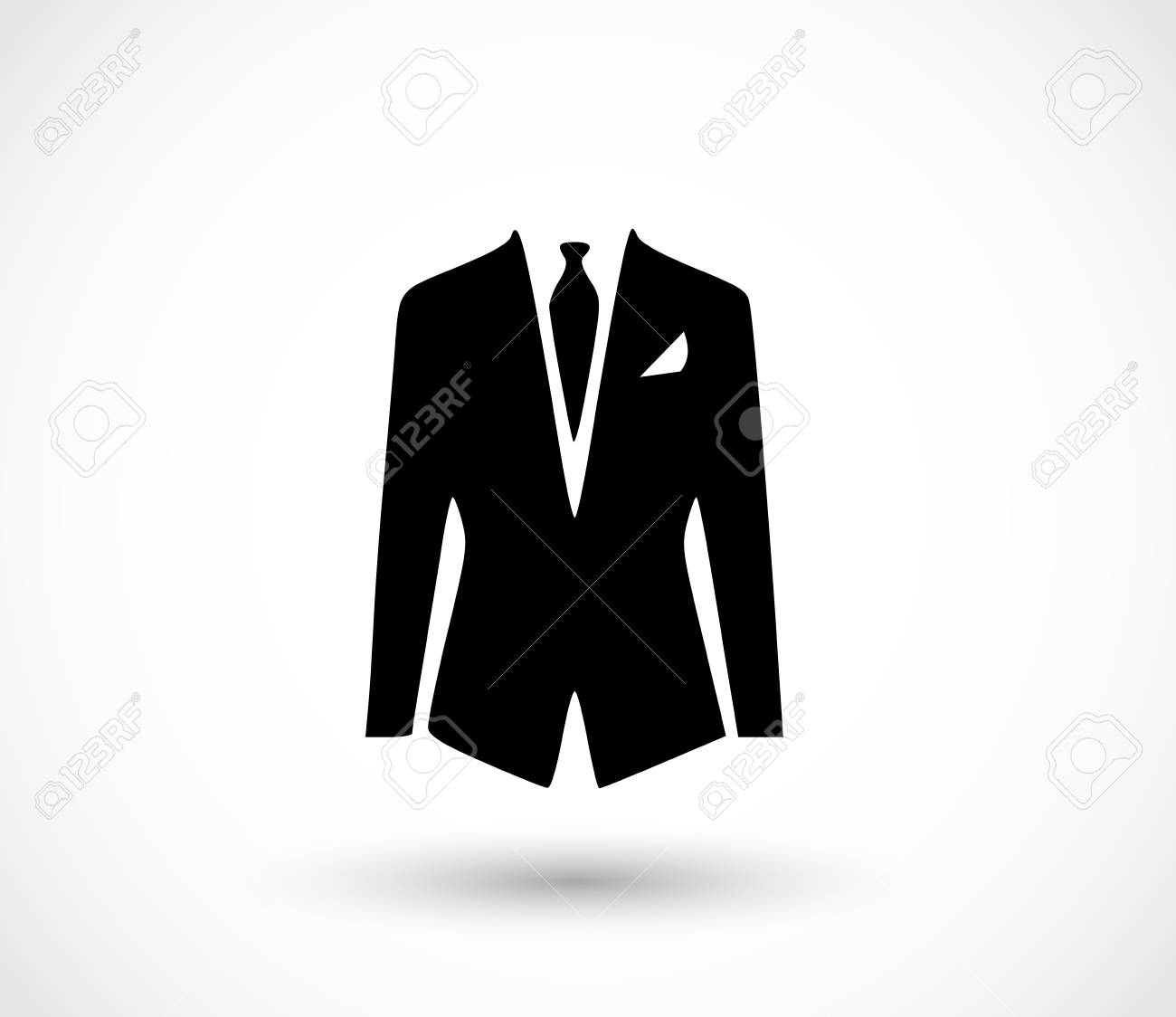 Suit icon vector