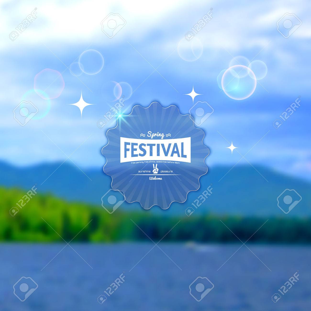夏祭り現実的なバッジ 海 森 空のソフトの背景を作成します のイラスト素材 ベクタ Image 夏祭り現実的なバッジ 海 森 空のソフトの背景を作成します のイラスト素材 ベクタ Image