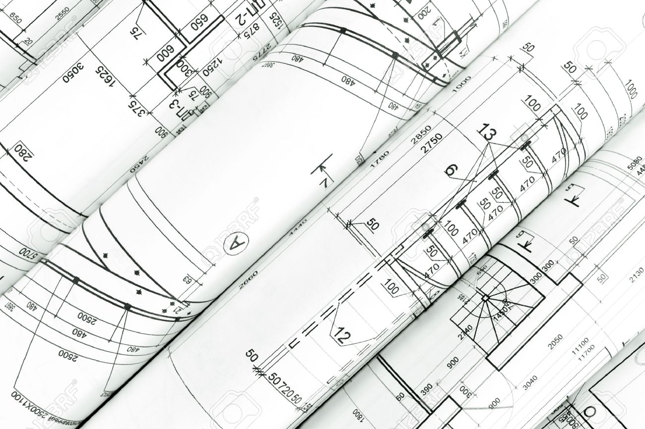 Architecture Blueprints rolls of architecture blueprints and technical drawings Architecture Blueprints rolls of architecture blueprints and technical drawings