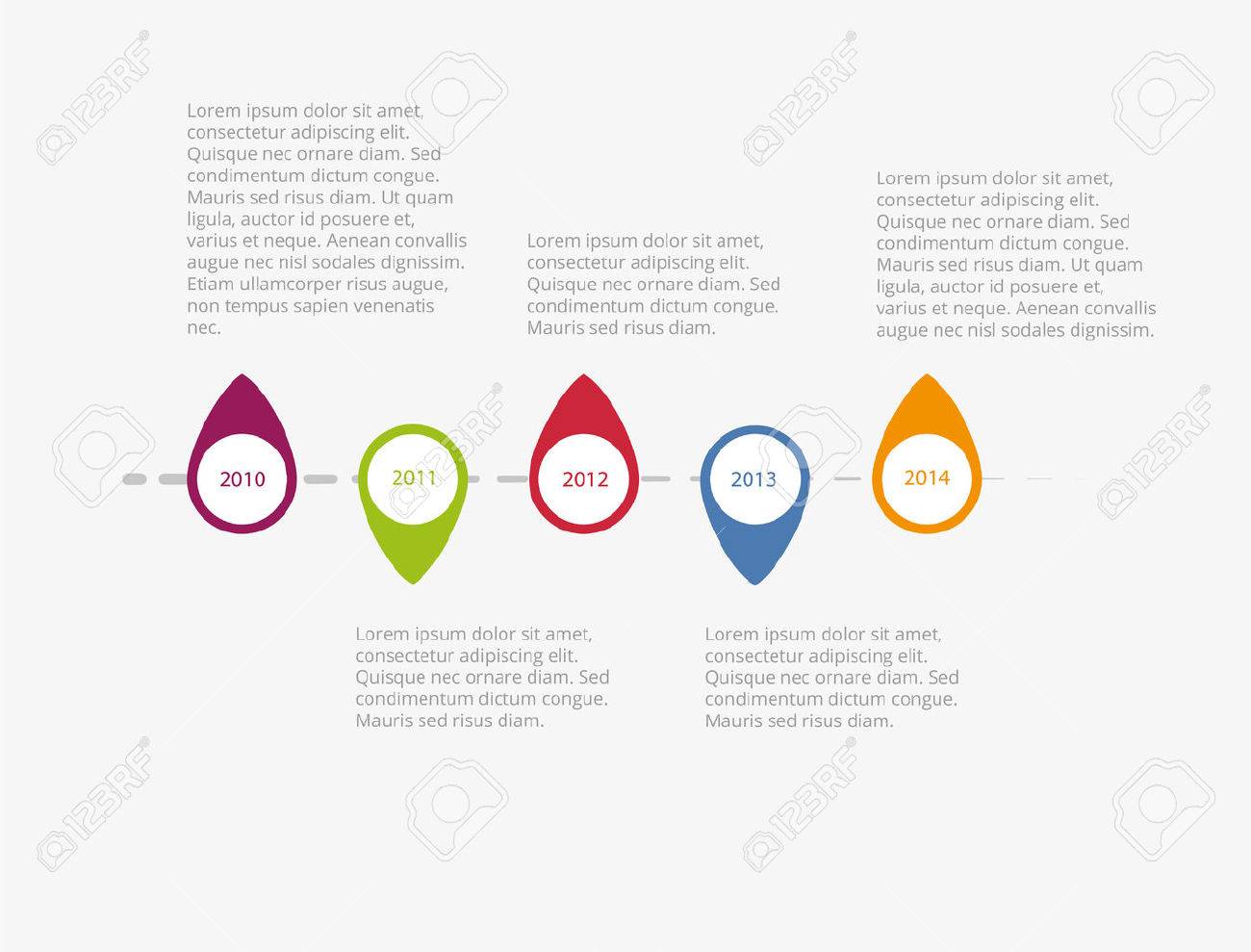 horizontal vector timeline infographic royalty free cliparts timeline infographic horizontal