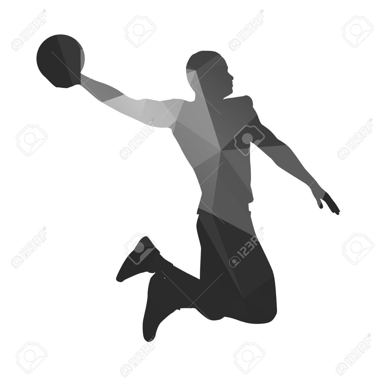 抽象的なバスケット ボール選手 スラム ダンク シュート フライ ジャンプ のイラスト素材 ベクタ Image 抽象的なバスケット ボール選手 スラム ダンク シュート フライ ジャンプ のイラスト素材 ベクタ Image