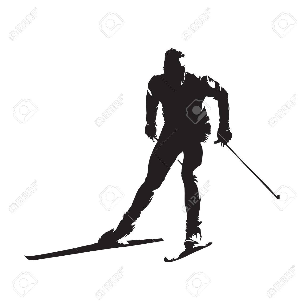 Cross Country Skiing Royalty Free Cliparts Vectors And Stock Illustration Image
