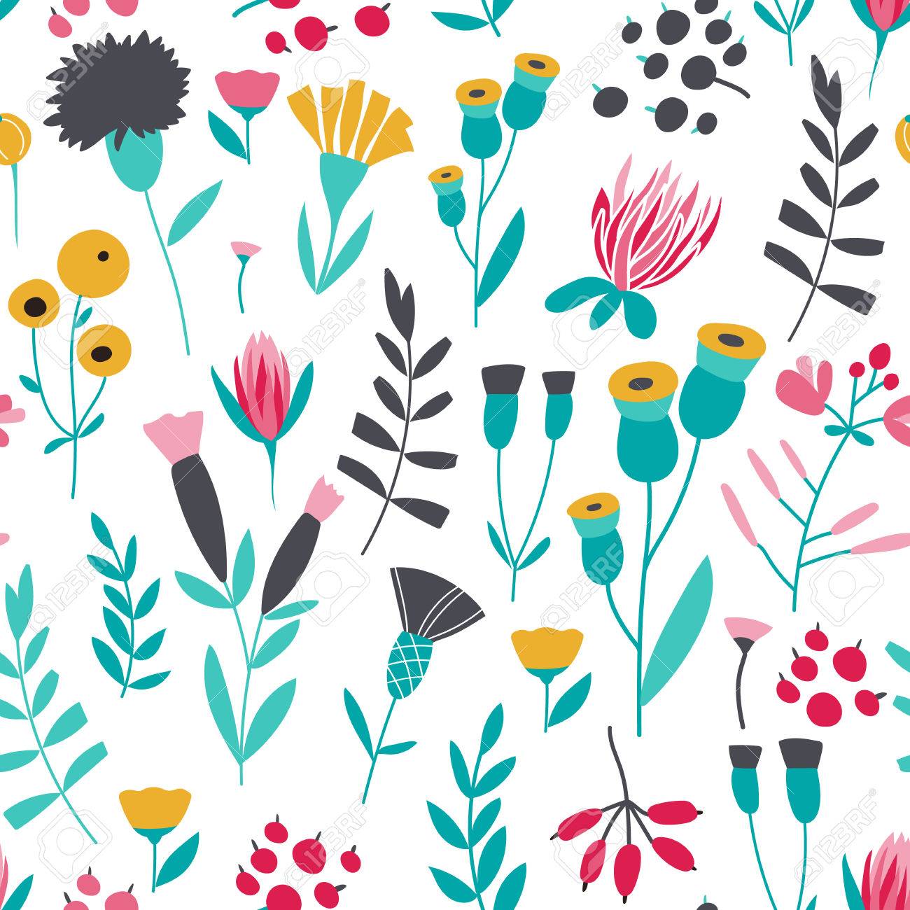 Seamless Bright Scandinavian Floral Pattern Vector Illustration Royalty Free Cliparts Vectors And Stock Illustration Image Seamless Bright Scandinavian Floral Pattern Vector Illustration Royalty Free Cliparts Vectors And Stock Illustration Image