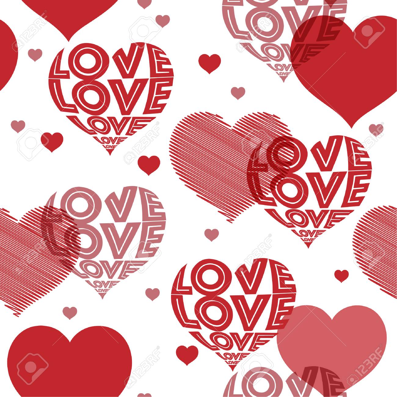 red and white hearts pattern in wording love valentines day valentines invitation wording